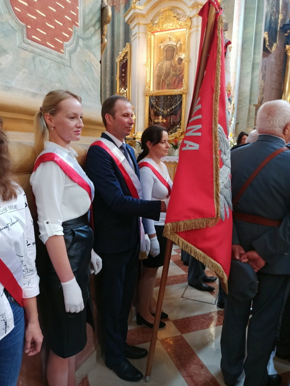 Delegacja gminy Radzyń w Lublinie 15 sierpnia