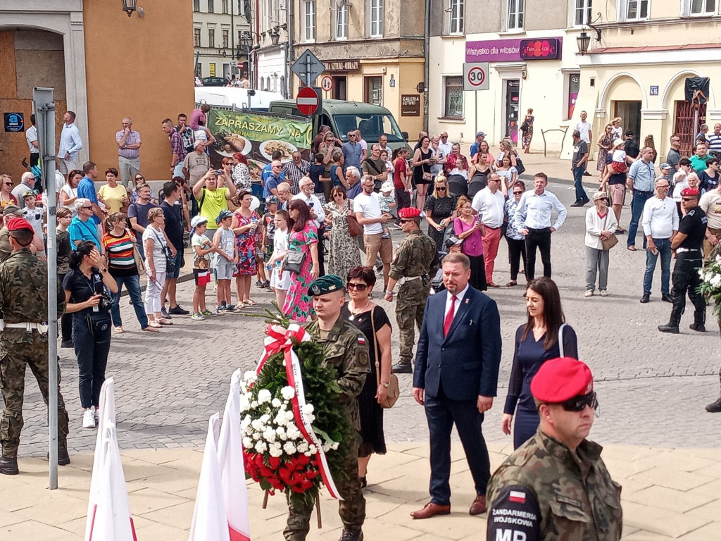 Delegacja gminy Radzyń w Lublinie 15 sierpnia