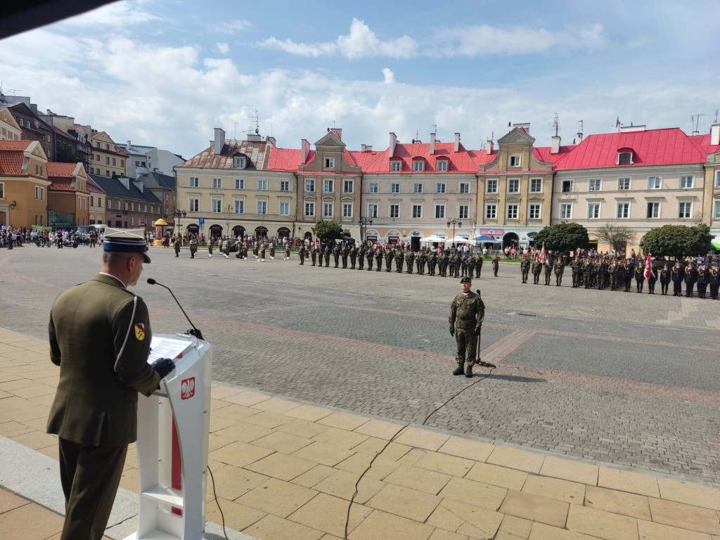 Delegacja gminy Radzyń w Lublinie 15 sierpnia