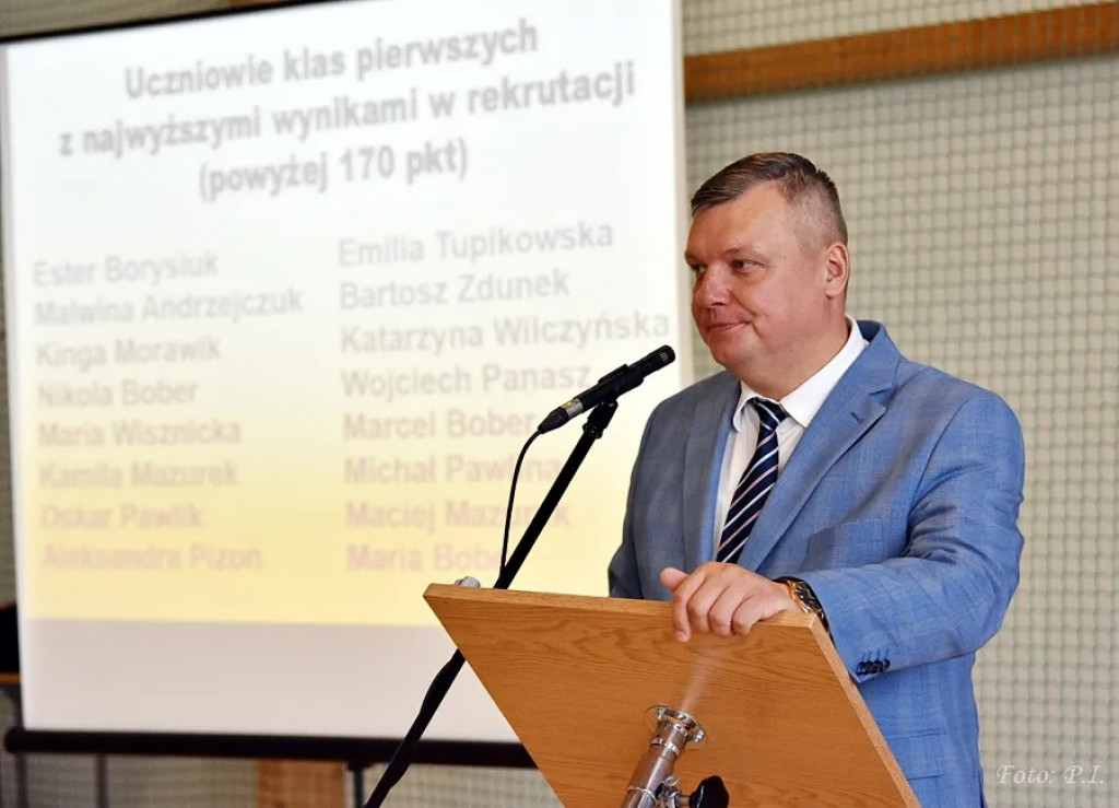 Początek roku szkolnego w I LO w Radzyniu