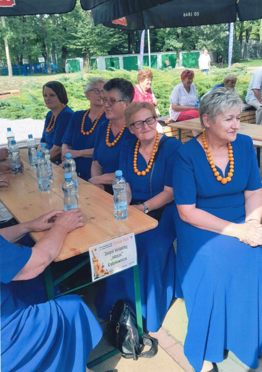 Zespół Wrzos z Kąkolewnicy na festiwalu w Kraśniku