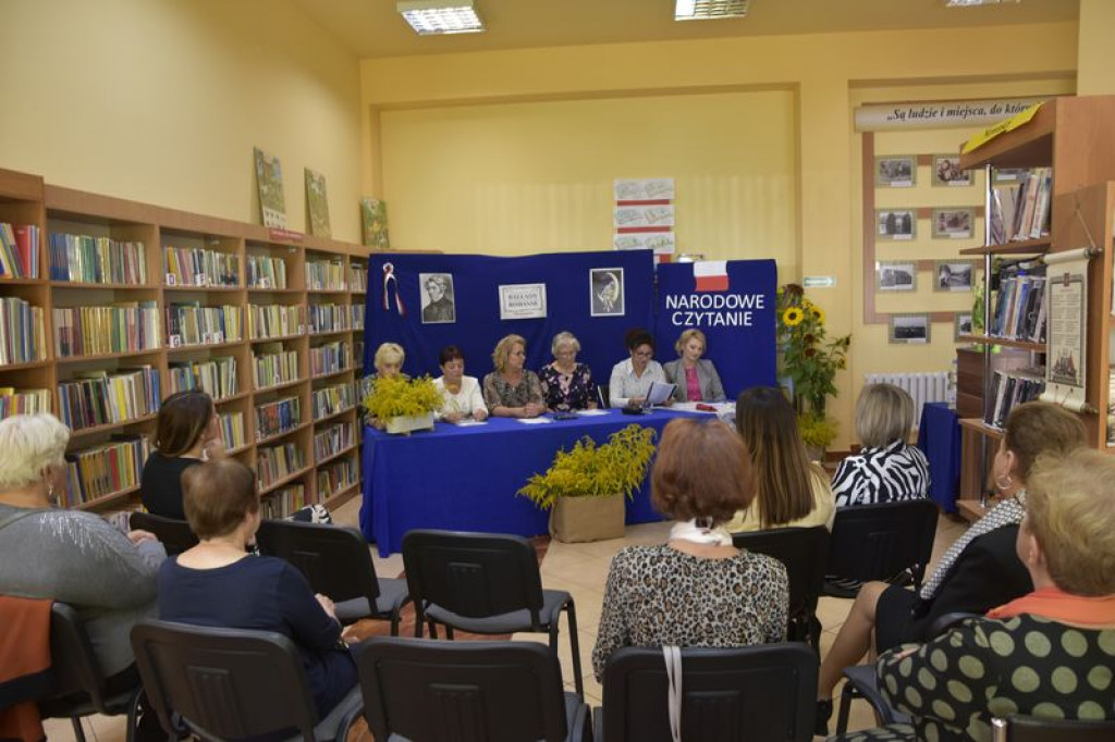 Narodowe Czytanie 2022 w GBP i w ZO w Kąkolewnicy