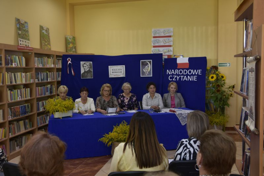 Narodowe Czytanie 2022 w GBP i w ZO w Kąkolewnicy