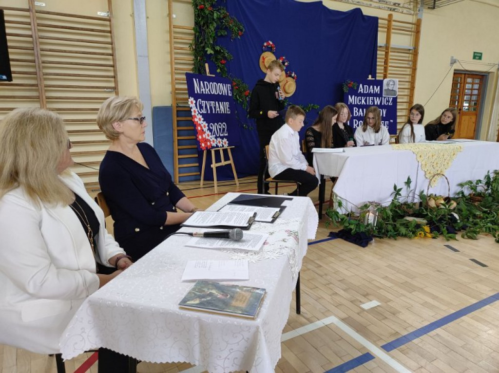 Narodowe Czytanie 2022 w GBP i w ZO w Kąkolewnicy