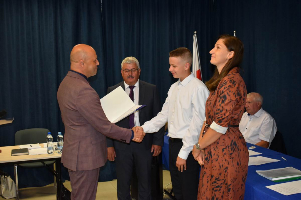 Przyznanie stypendiów uczniom z gminy Wohyń