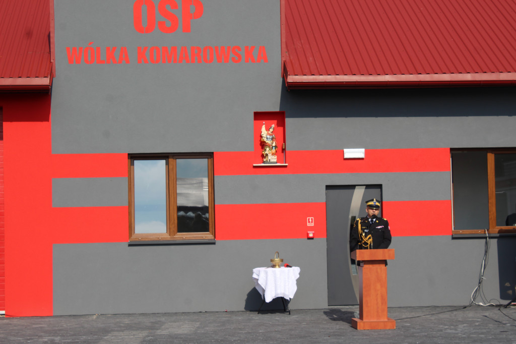 Nowa remiza i nowy pojazd OSP w Wólce Komarowskiej