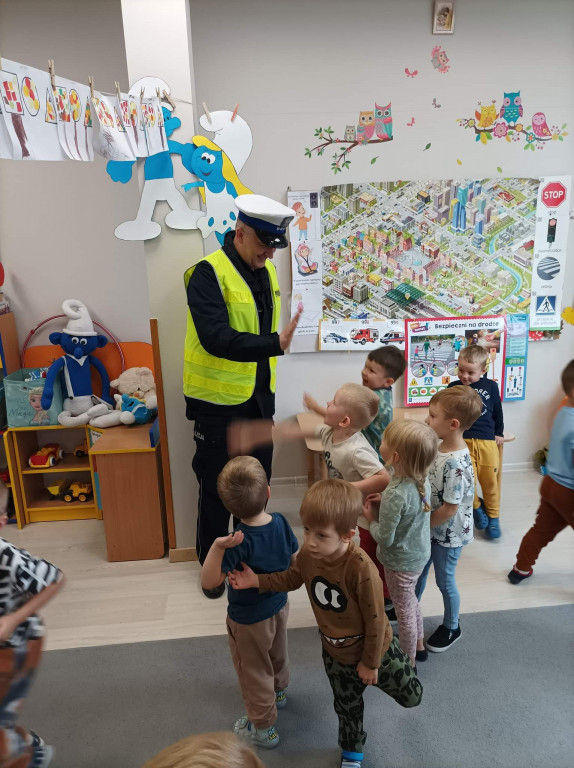 Wizyta policjanta  w 