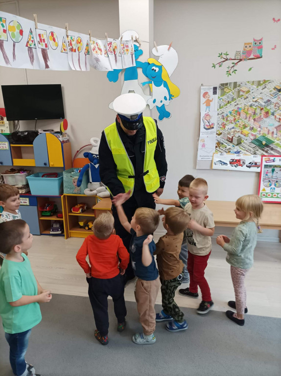 Wizyta policjanta  w 