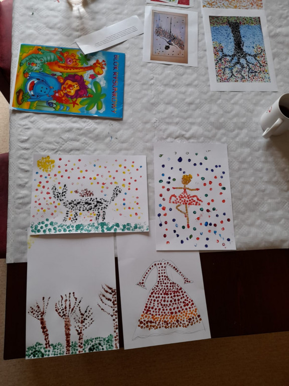 Zajęcia plastyczne w GOK-u w Ulanie-Majoracie