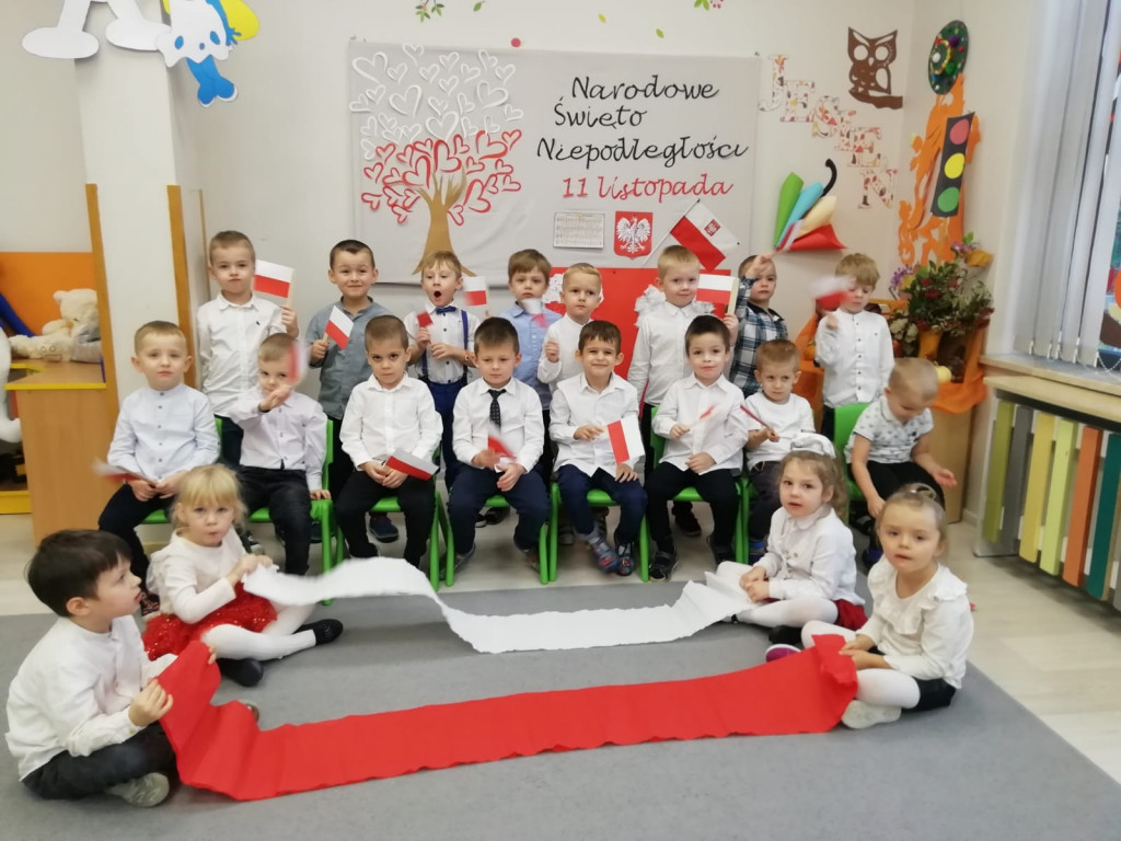 Święto Niepodległości w przedszkolu 
