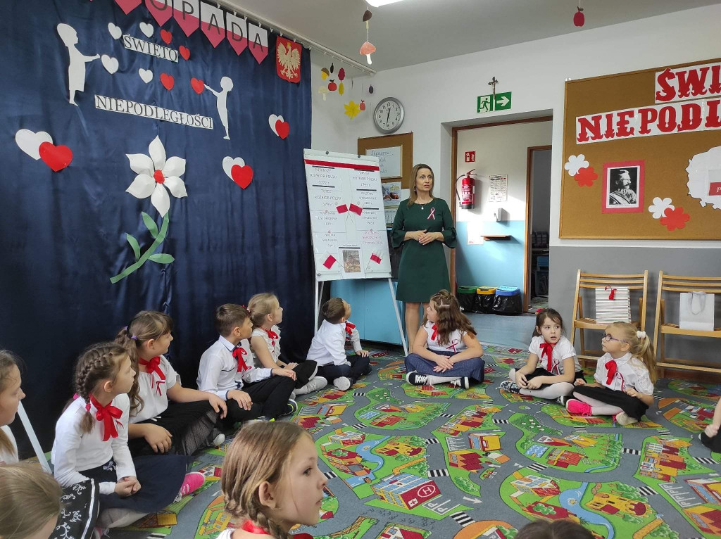 Święto Niepodległości w szkole w Walinnie