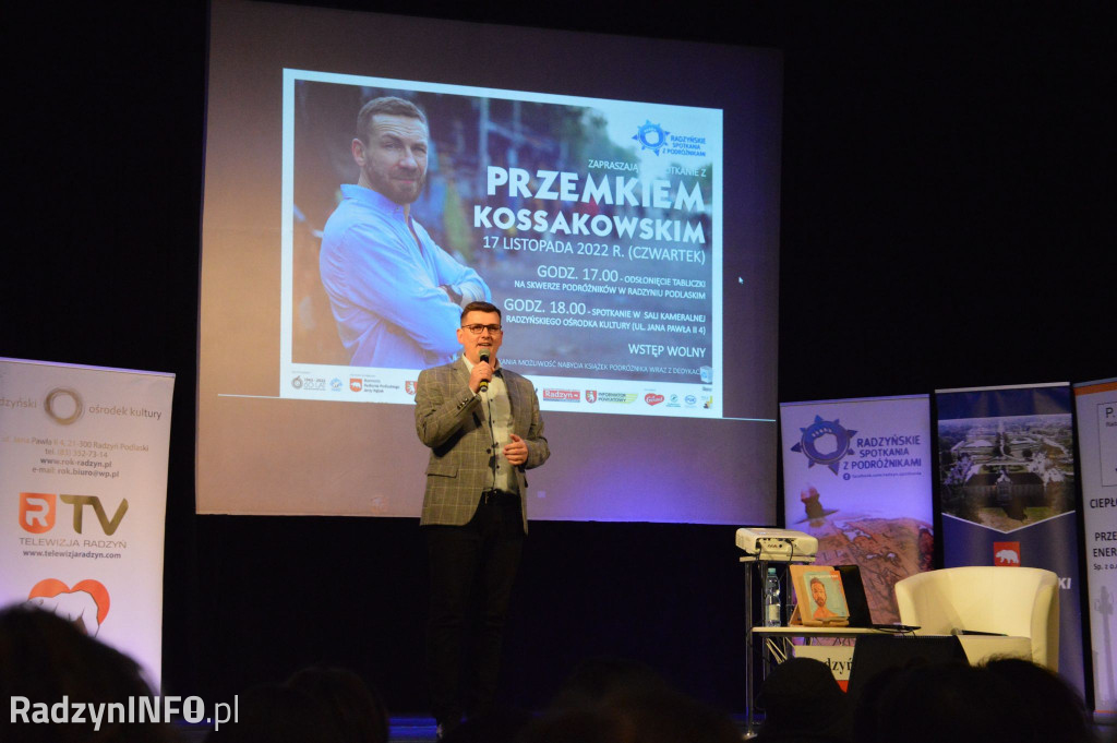 Spotkanie z podróżnikiem Przemysławem Kossakowskim