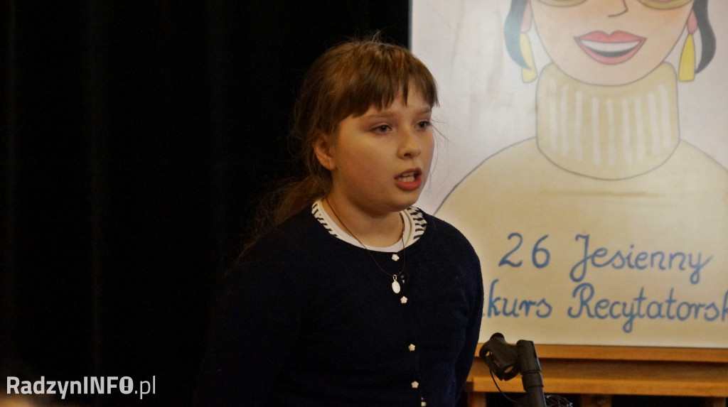 26. Jesienny Konkurs Recytatorski w Radzyniu
