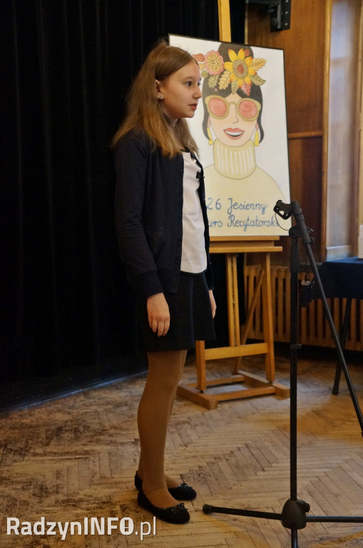 26. Jesienny Konkurs Recytatorski w Radzyniu