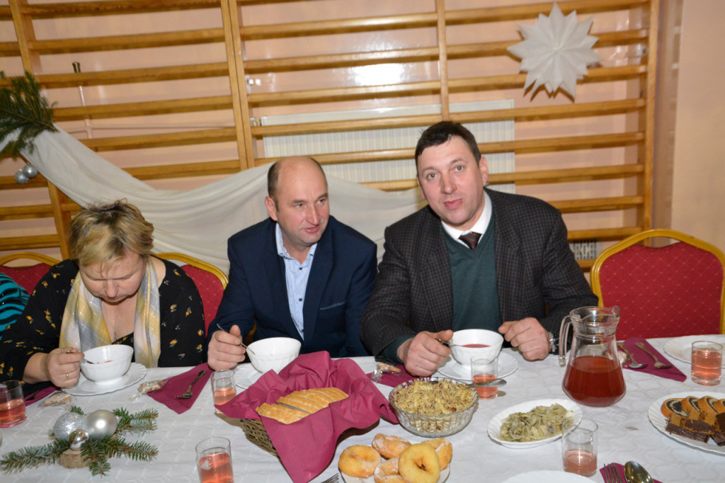 Gminna wigilia gminy Radzyń Podlaski w Żabikowie