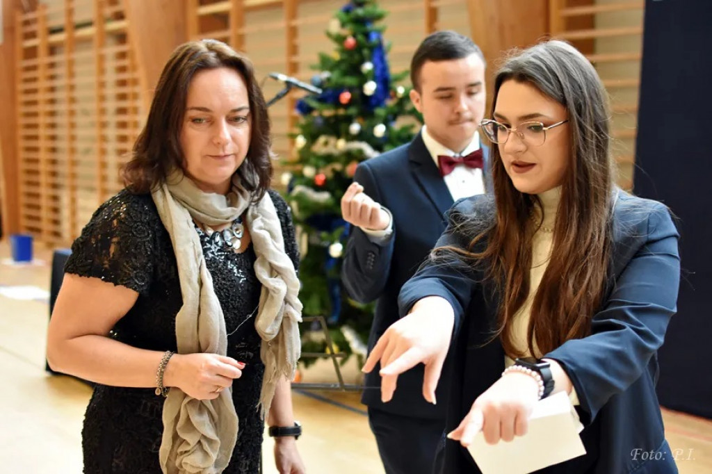 Spotkanie świąteczne w I LO w Radzyniu