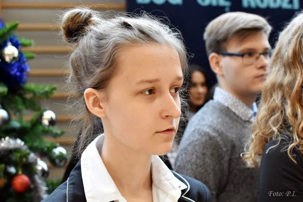 Spotkanie świąteczne w I LO w Radzyniu