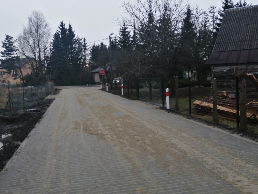 Przebudowa ul. Strażackiej w Wohyniu zakończona