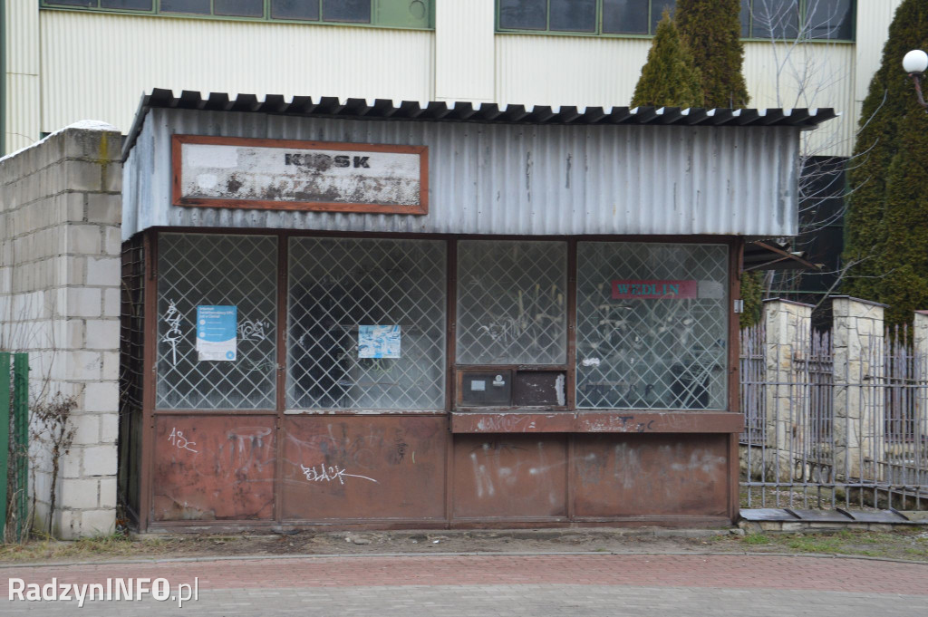 Miejsca po kioskach w Radzyniu