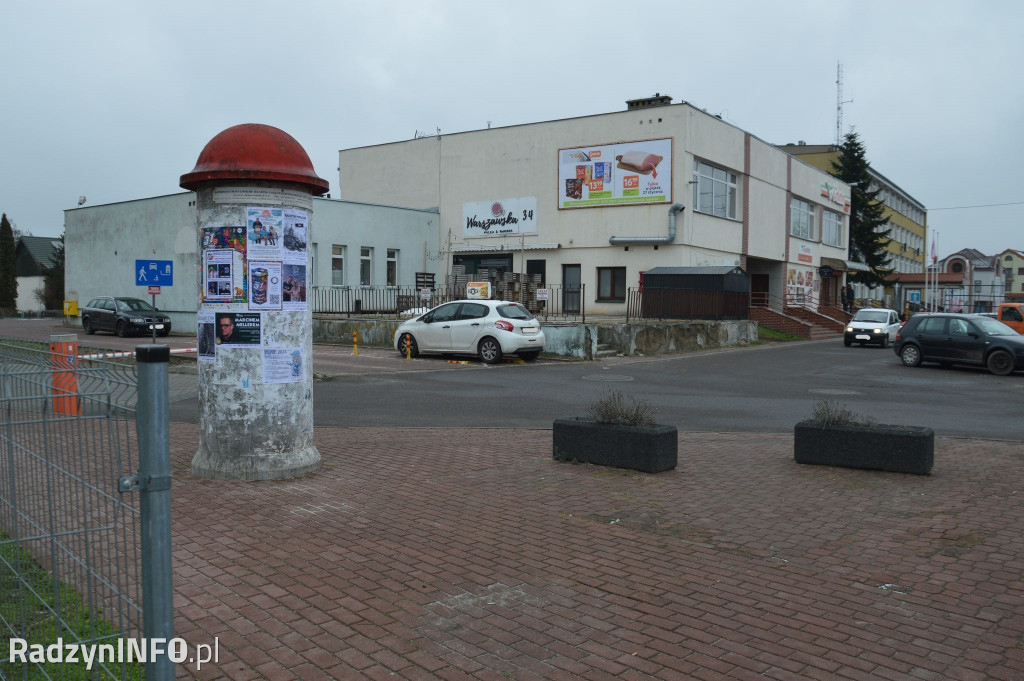 Miejsca po kioskach w Radzyniu