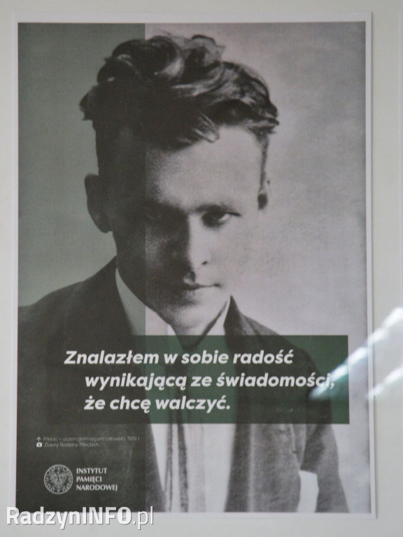 Wystawa poświęcona Witoldowi Pileckiemu w Radzyniu