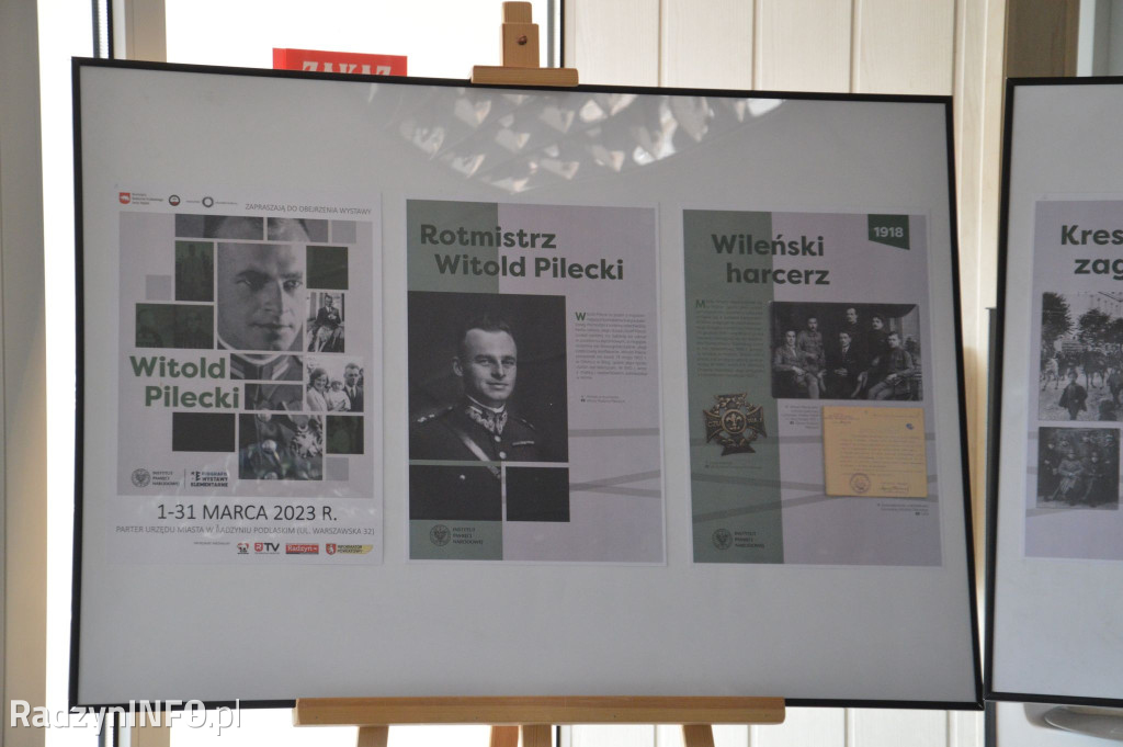 Wystawa poświęcona Witoldowi Pileckiemu w Radzyniu