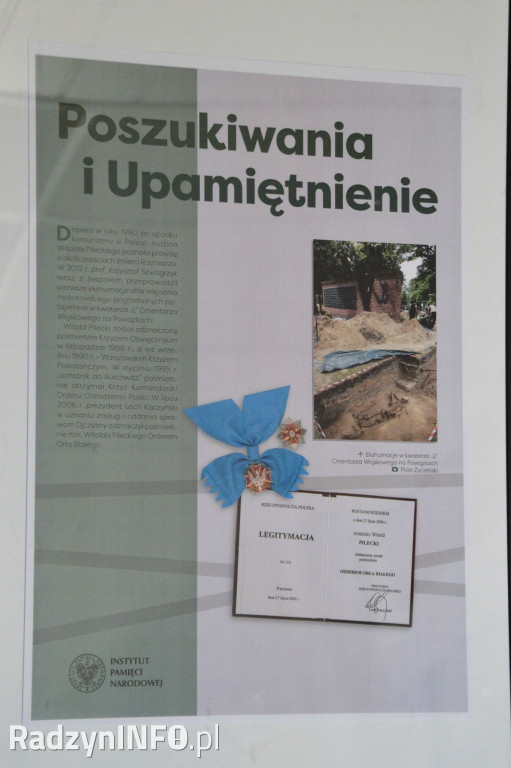 Wystawa poświęcona Witoldowi Pileckiemu w Radzyniu