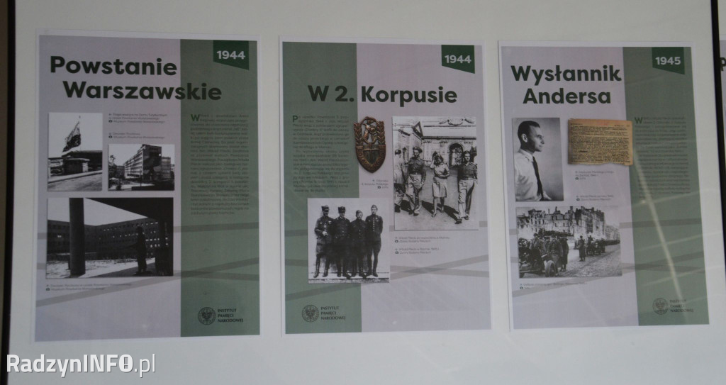 Wystawa poświęcona Witoldowi Pileckiemu w Radzyniu