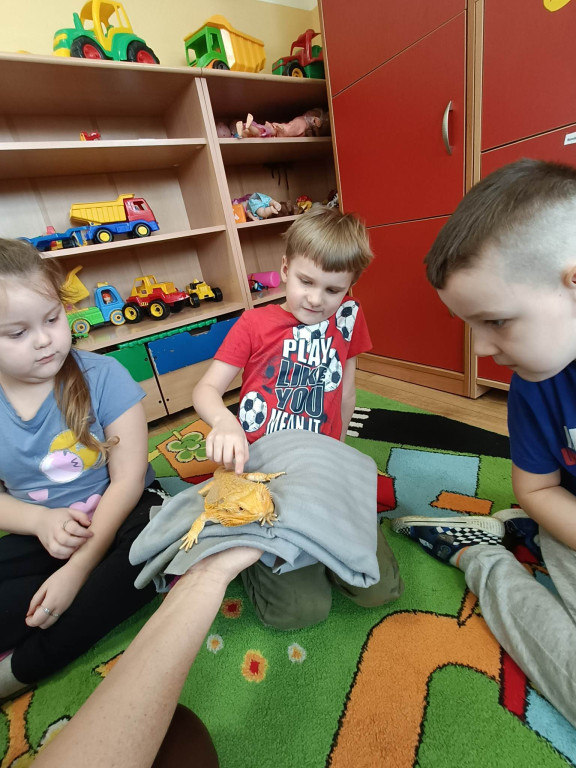 Żywa lekcja przyrody z gadami w Wohyniu