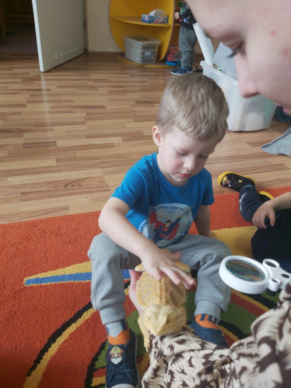 Żywa lekcja przyrody z gadami w Wohyniu