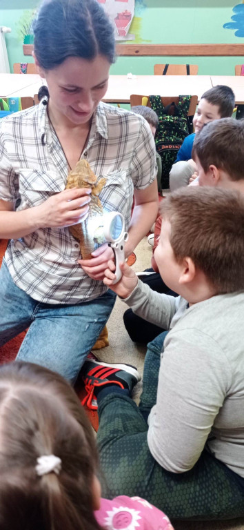 Żywa lekcja przyrody z gadami w Wohyniu