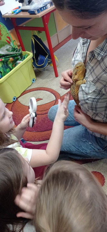 Żywa lekcja przyrody z gadami w Wohyniu