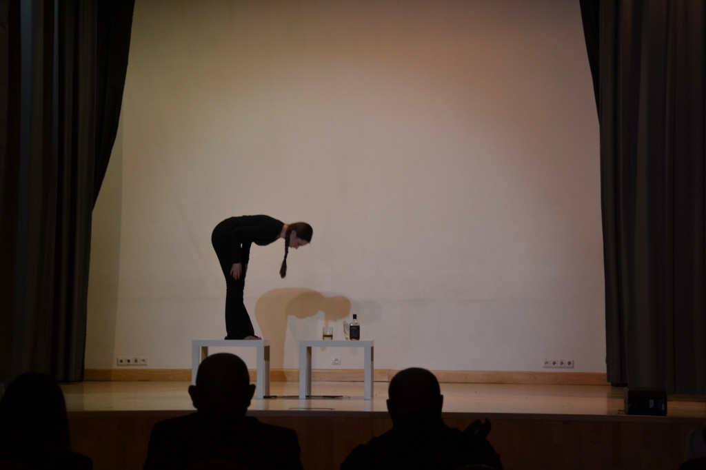Natalia Polkowska na przeglądzie teatralnym