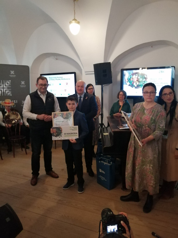 Laureat wojewódzkiego konkursu z SP w Domaszewnicy