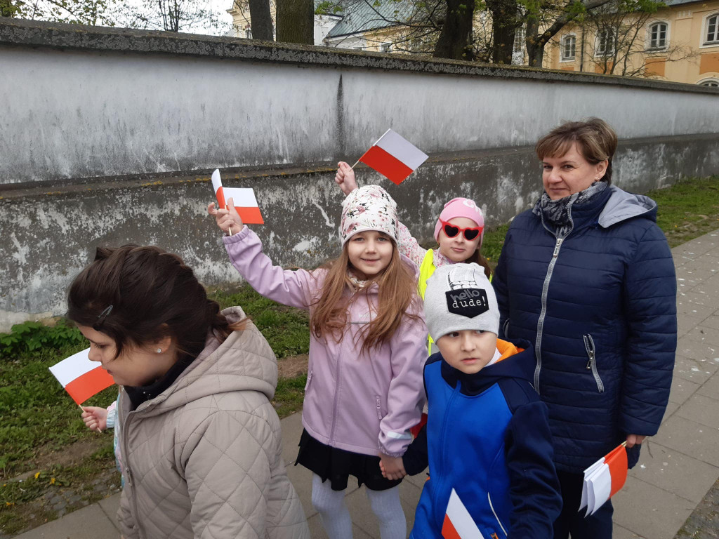 Świętowanie 3 maja w przedszkolu 