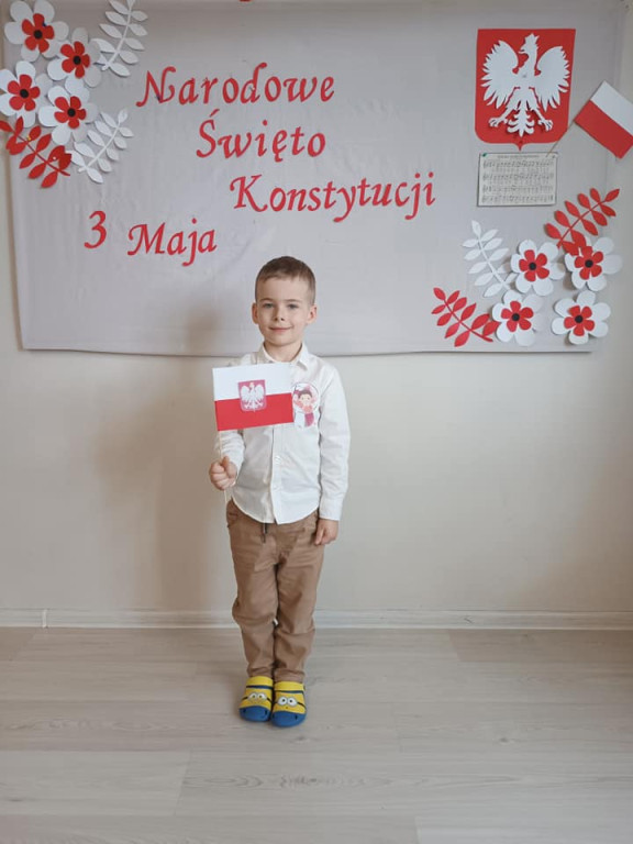 Świętowanie 3 maja w przedszkolu 