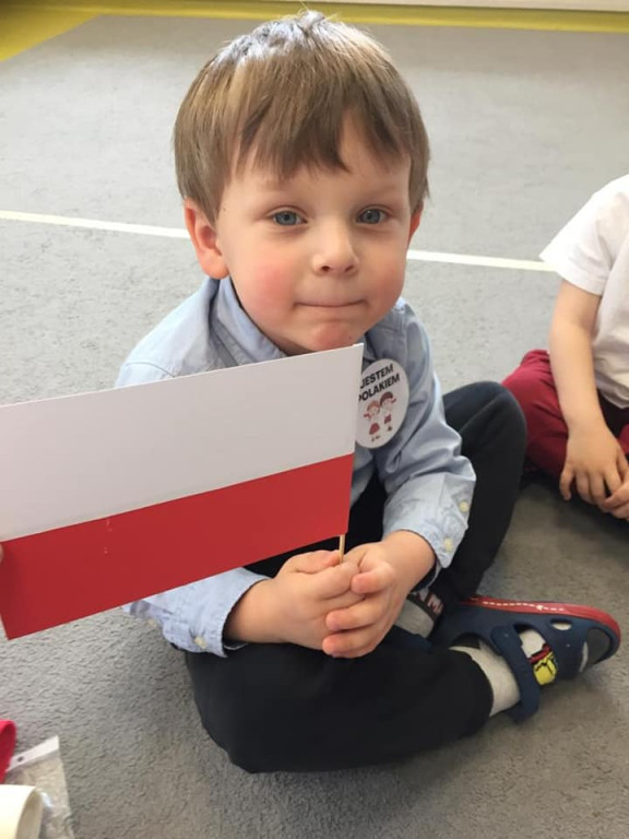 Świętowanie 3 maja w przedszkolu 