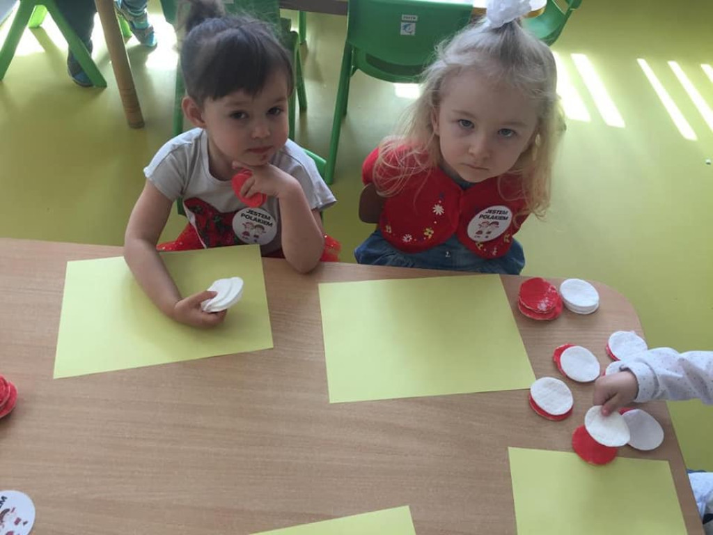 Świętowanie 3 maja w przedszkolu 