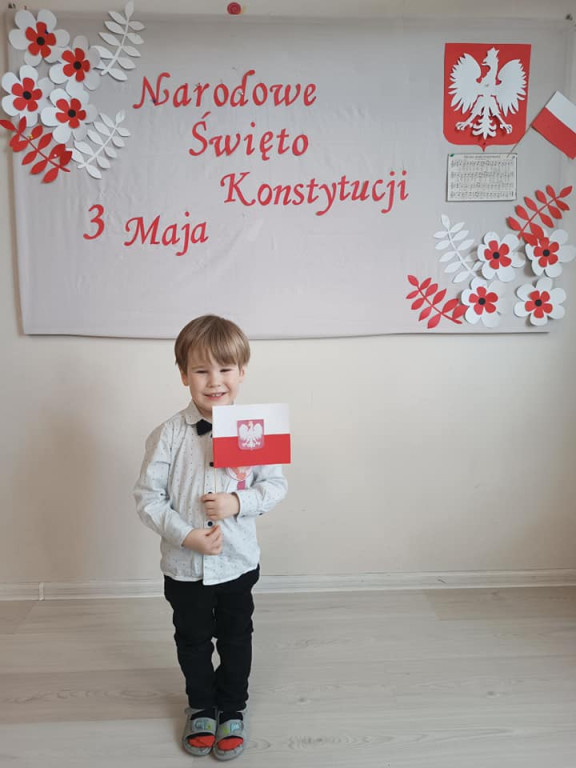 Świętowanie 3 maja w przedszkolu 
