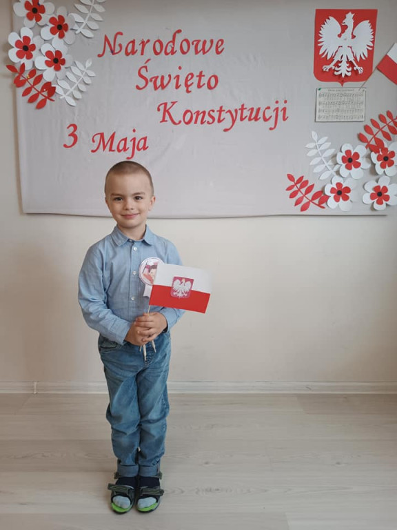Świętowanie 3 maja w przedszkolu 
