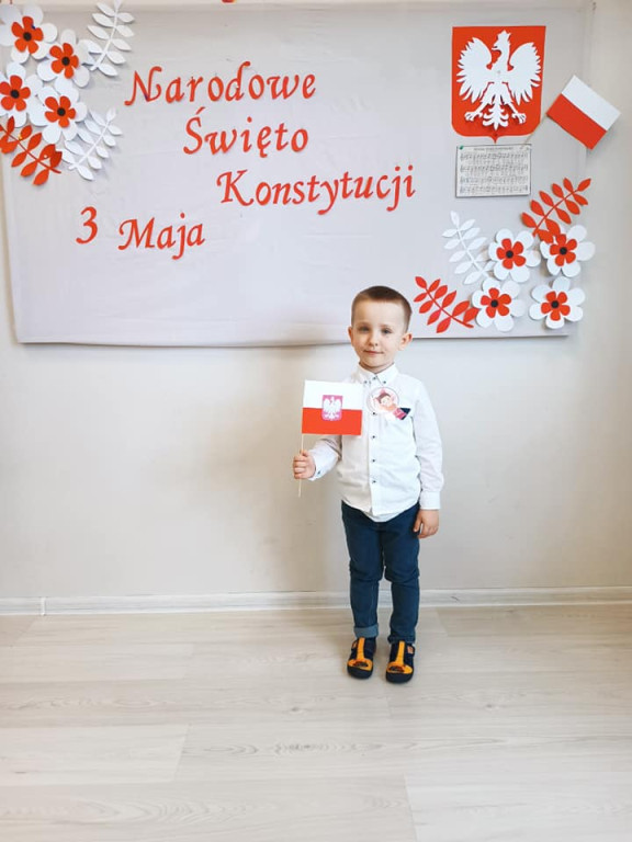 Świętowanie 3 maja w przedszkolu 