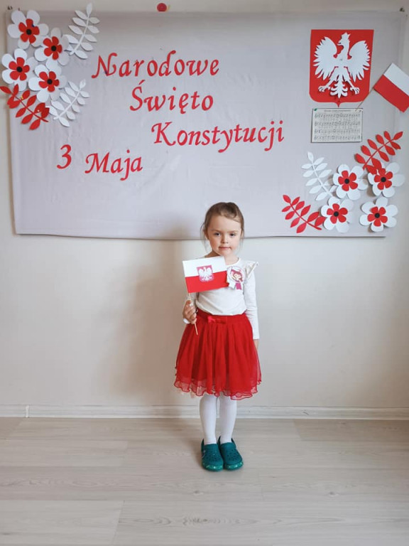 Świętowanie 3 maja w przedszkolu 
