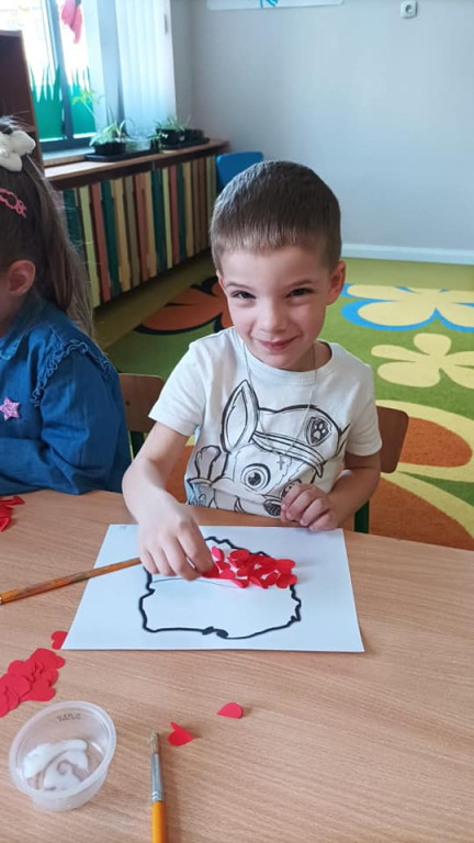 Świętowanie 3 maja w przedszkolu 