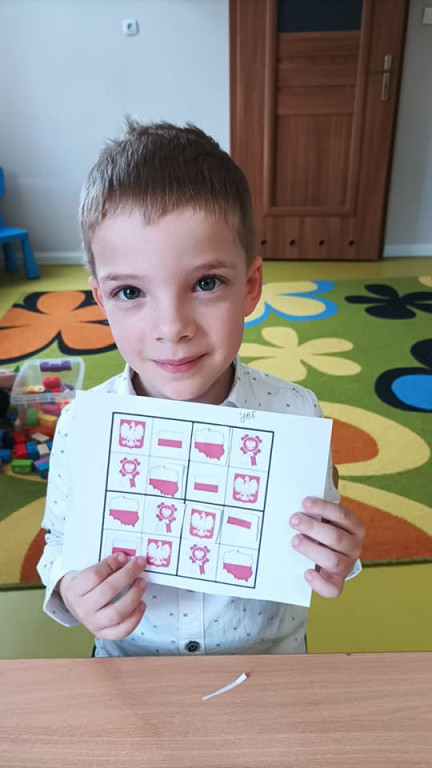 Świętowanie 3 maja w przedszkolu 