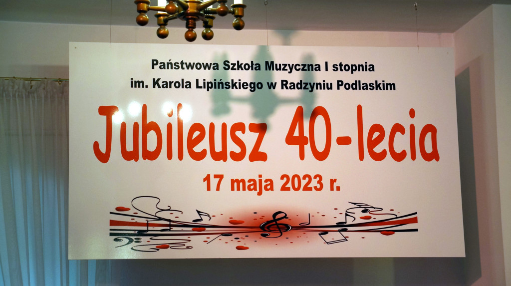 Obchody 40-lecia szkoły muzycznej w Radzyniu