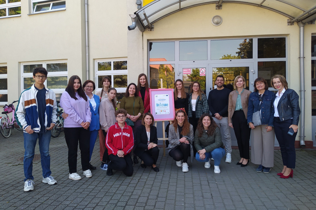 Goście z Erasmusa+ w ZS w Wohyniu