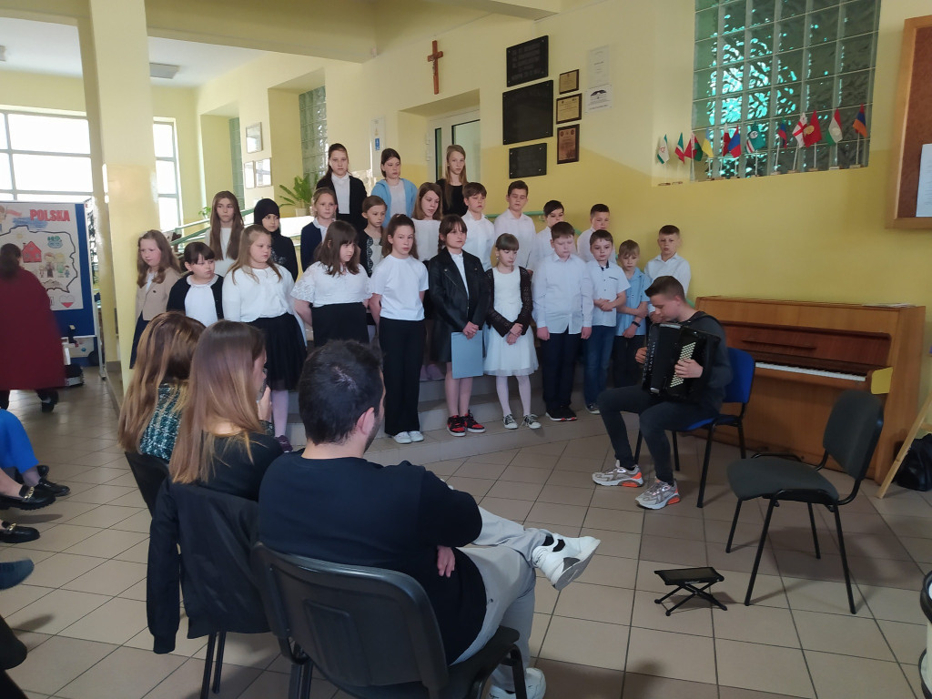 Goście z Erasmusa+ w ZS w Wohyniu