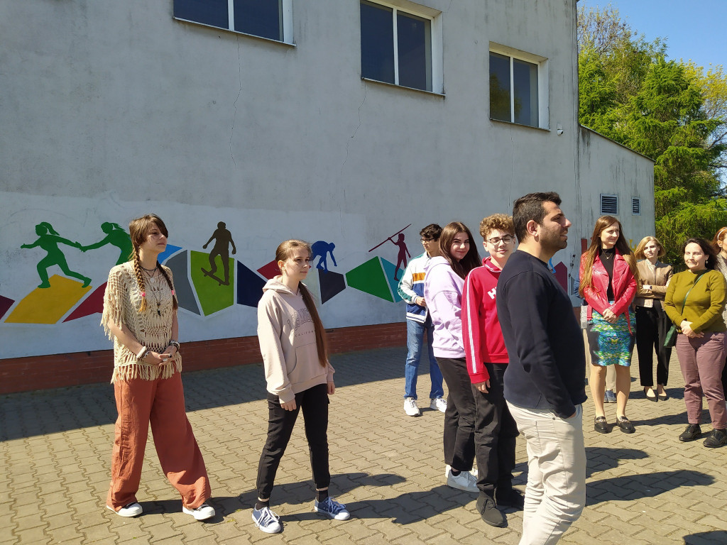 Goście z Erasmusa+ w ZS w Wohyniu