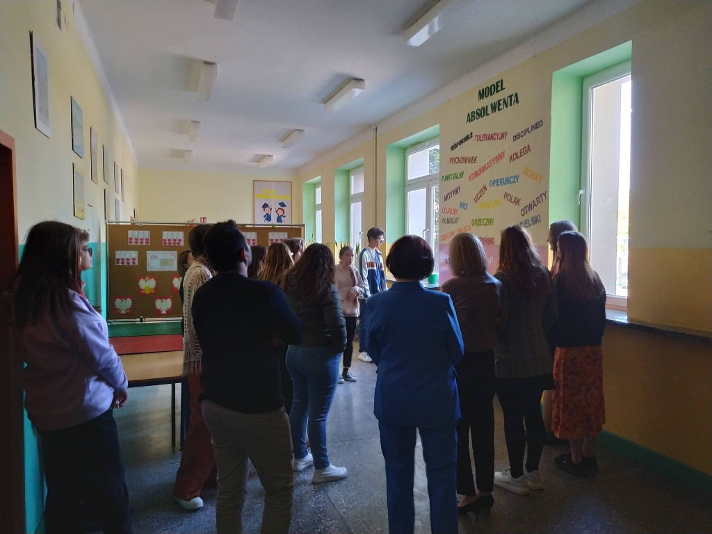 Goście z Erasmusa+ w ZS w Wohyniu