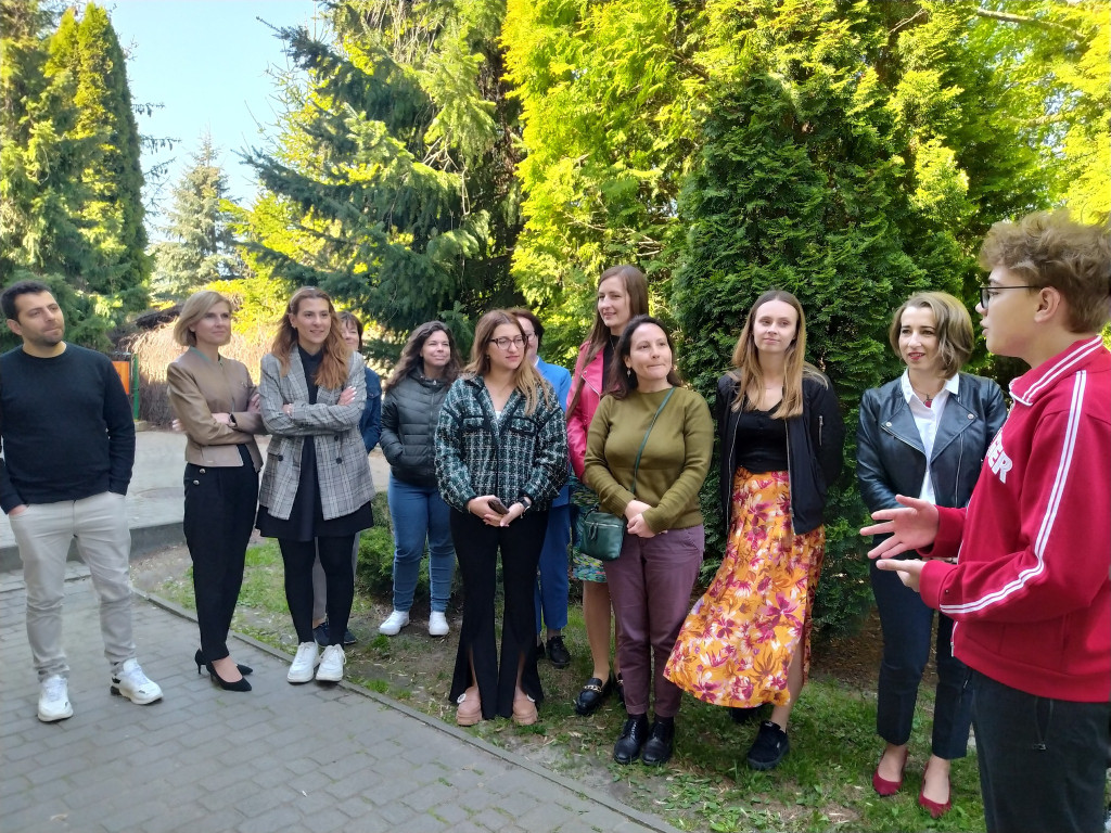 Goście z Erasmusa+ w ZS w Wohyniu